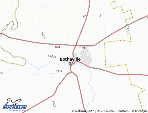 Carte MICHELIN Bothaville Industrial - ViaMichelin