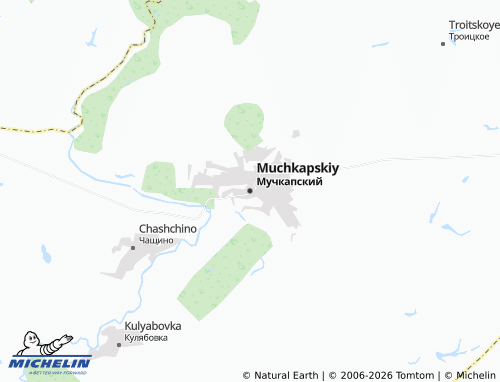 Carte MICHELIN Muchkapskiy - ViaMichelin