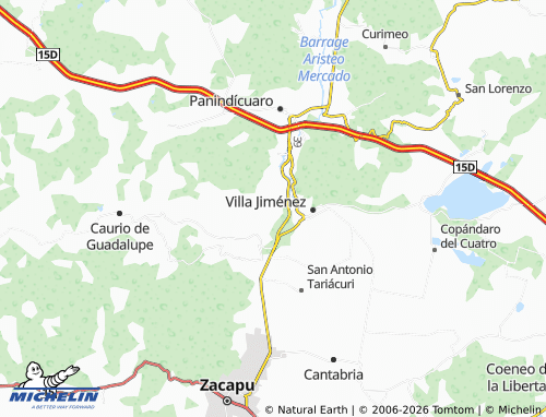 Mapa MICHELIN Zipimeo - ViaMichelin