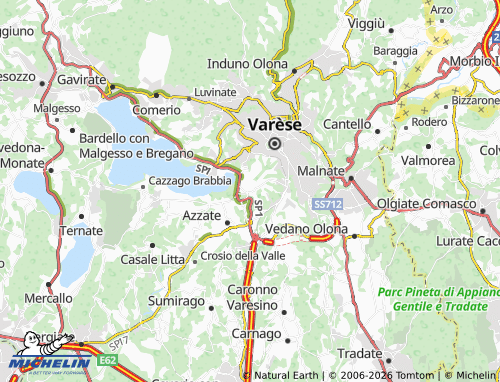 MICHELIN Capolago map - ViaMichelin