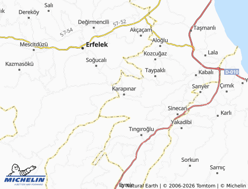 Kaart MICHELIN Karapınar - ViaMichelin