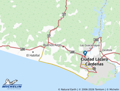 Mappa MICHELIN México, Buenos Aires - ViaMichelin