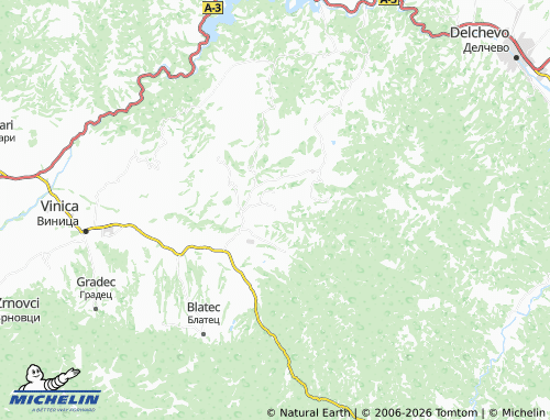 Mapa MICHELIN Krushevo - ViaMichelin