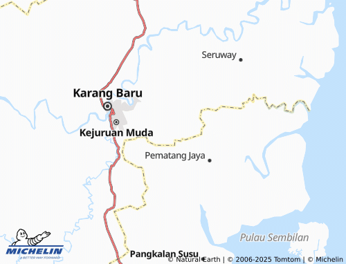 MICHELIN Suka Rahmat map - ViaMichelin