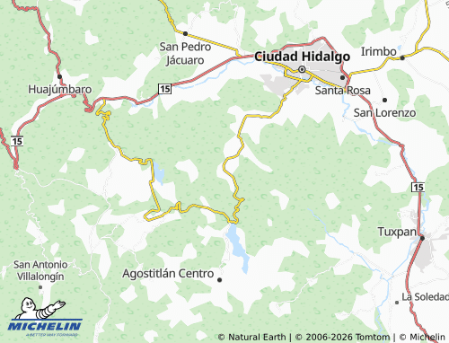 Mapa MICHELIN Rancho Grande - ViaMichelin