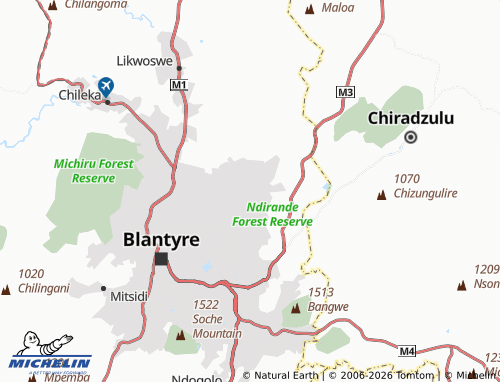 MICHELIN-Landkarte Chilembwe - ViaMichelin