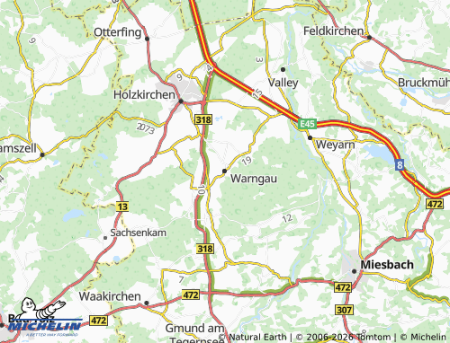 Mapa MICHELIN Warngau - ViaMichelin