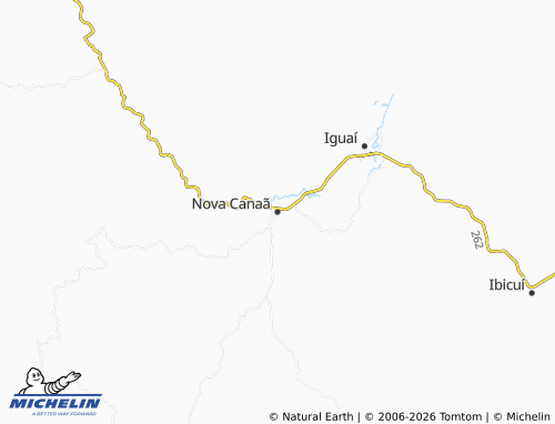 Mappa MICHELIN Nova Canaã - ViaMichelin
