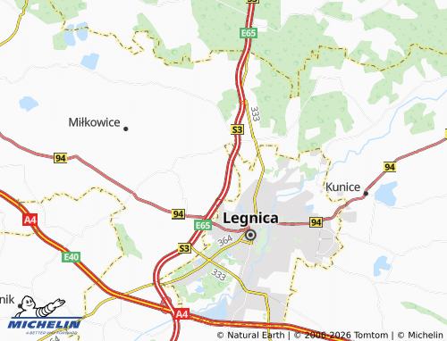 MICHELIN Bobrów map - ViaMichelin