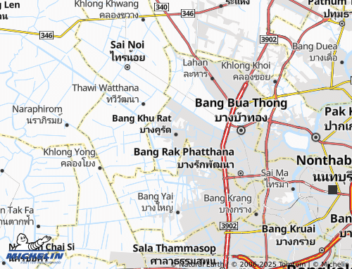 MICHELIN Bang Khu Rat map - ViaMichelin