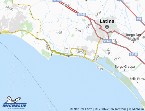 Mapa MICHELIN Foce Verde - ViaMichelin
