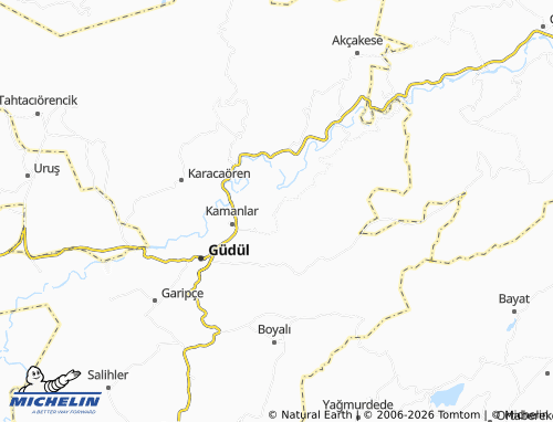 MICHELIN Akbaş map - ViaMichelin