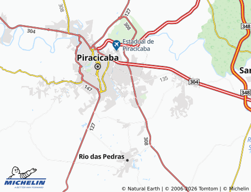 Mapa MICHELIN Pompéia - ViaMichelin