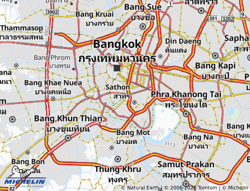 Mapa MICHELIN Yannawa - ViaMichelin