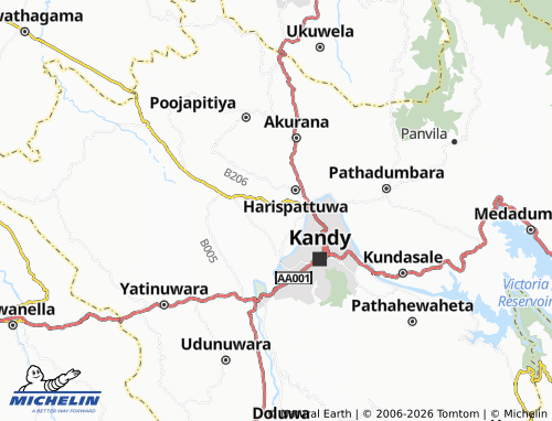Mappa MICHELIN Senarathgama South - ViaMichelin