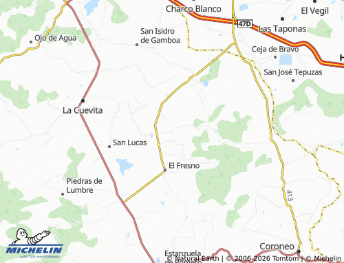 Mappa MICHELIN Ojo de La Ordeña - ViaMichelin