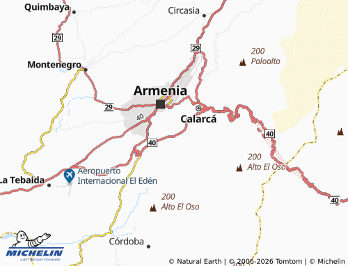 Mapa MICHELIN Aguacatal - ViaMichelin
