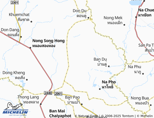 MICHELIN Ban Khu map - ViaMichelin
