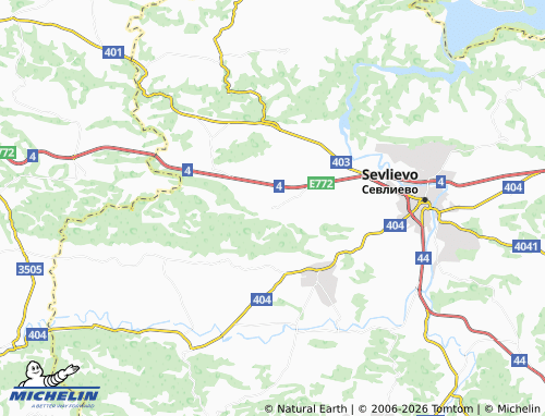 Mapa MICHELIN Ryahovtsite - ViaMichelin