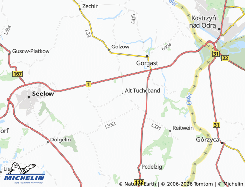 MICHELIN Alt Tucheband map - ViaMichelin