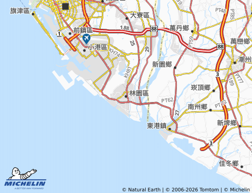 MICHELIN Linyuan District map - ViaMichelin