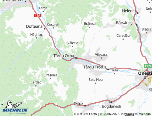 MICHELIN Târgu Ocna map - ViaMichelin