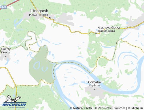 MICHELIN-Landkarte Dubki - ViaMichelin
