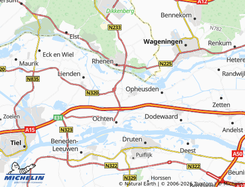 Mapa MICHELIN Kesteren - ViaMichelin