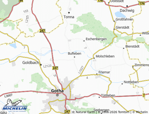 MICHELIN Bufleben map - ViaMichelin