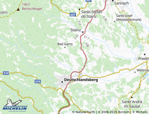 MICHELIN-Landkarte Gersdorf - ViaMichelin