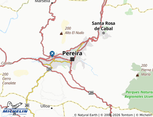Mapa MICHELIN 20 de Julio - ViaMichelin
