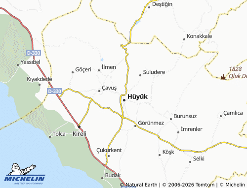 Mapa MICHELIN Akdağ - ViaMichelin