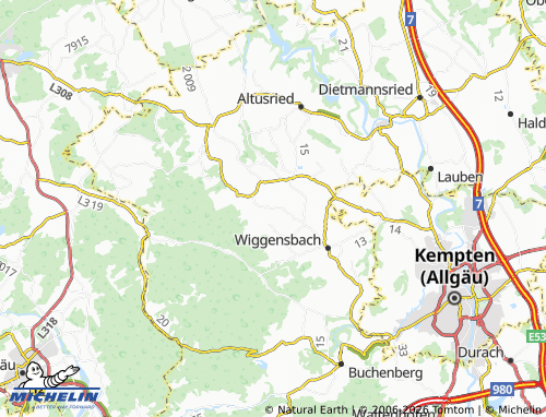 MICHELIN Bachtels map - ViaMichelin