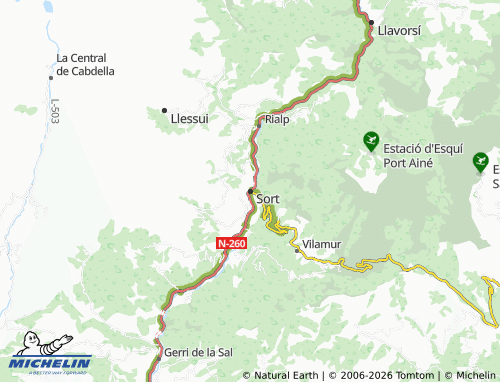 Mappa MICHELIN Sort - ViaMichelin