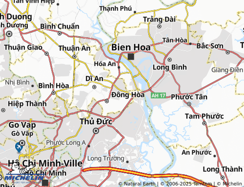 MICHELIN Bình Thắng map - ViaMichelin