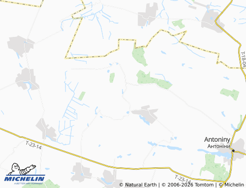 Kaart MICHELIN Trusylivka - ViaMichelin