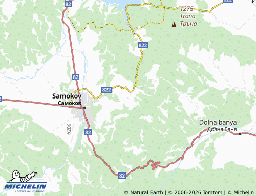 MICHELIN Shipochane map - ViaMichelin