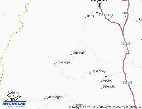 Carte MICHELIN Örenkale - ViaMichelin