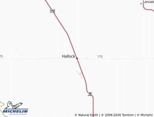 Mapa MICHELIN Hallock - ViaMichelin
