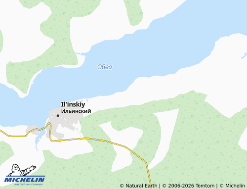 MICHELIN-Landkarte Kalinyata - ViaMichelin