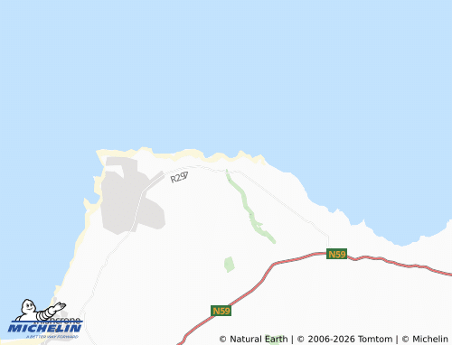 Kaart MICHELIN Easkey - ViaMichelin