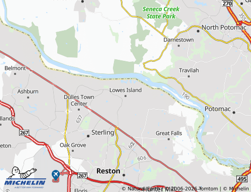 Mappa MICHELIN Lowes Island - ViaMichelin