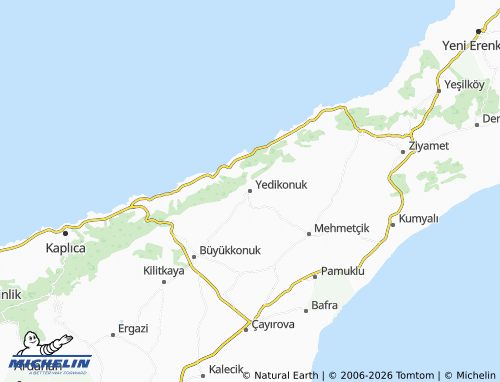 Mappa MICHELIN Yedikonuk - ViaMichelin