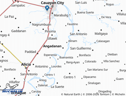 Mappa MICHELIN Angadanan - ViaMichelin