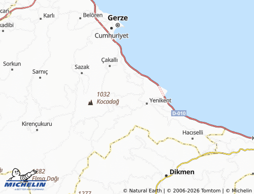 Mappa MICHELIN Yamacık - ViaMichelin