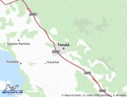 MICHELIN-Landkarte Tonalá - ViaMichelin