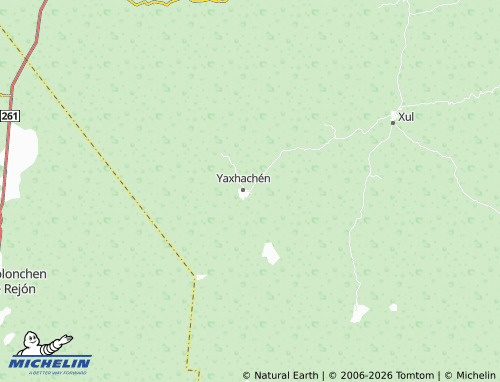 Mapa MICHELIN Yaxachén - ViaMichelin