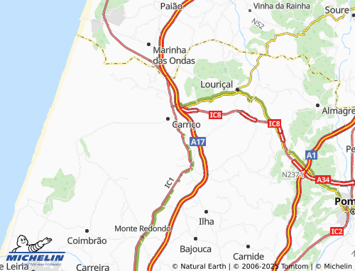 Mapa MICHELIN Marinha da Guia - ViaMichelin