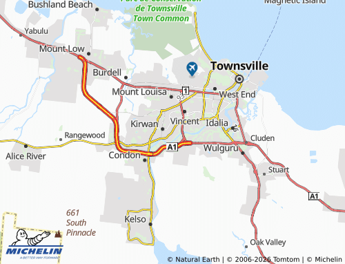 MICHELIN Cranbrook map - ViaMichelin