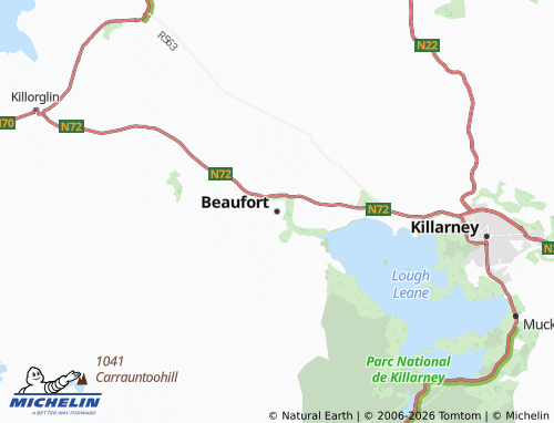 Kaart MICHELIN Beaufort - ViaMichelin